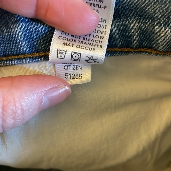 COTTON CITIZEN Women's High Rise Vintage Wash Denim Jeans Button Fly Size 29 - Picture 9 of 10